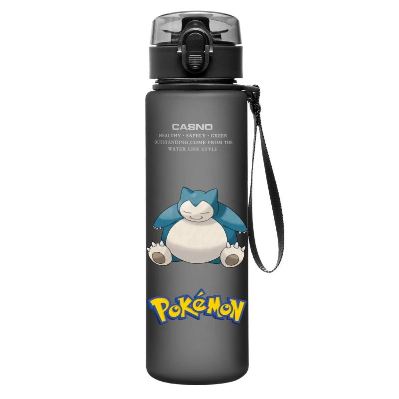 Pokemon Water Cup Anime Portable Children's Cute Pikachu Mewtwo Plastic Cartoon Outdoor Sports Large Capacity Water Bottle Gifts