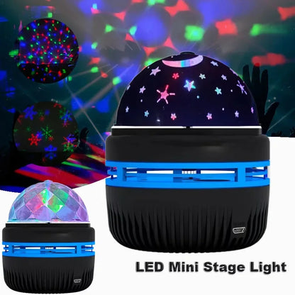 5V Star Galaxy Projector Night Light Sky Colorful Display for Bedrooms Gaming Room USB Auto-Rotating Ambiance for Bedrooms Party