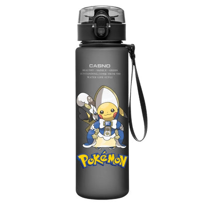 Pokemon Water Cup Anime Portable Children's Cute Pikachu Mewtwo Plastic Cartoon Outdoor Sports Large Capacity Water Bottle Gifts