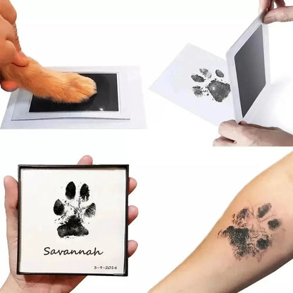 Non-contact Pet/Baby Hand And Foot Printing Table, No Qash Rubbing, Commemorative Photo Album Production