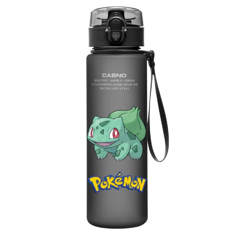 Pokemon Water Cup Anime Portable Children's Cute Pikachu Mewtwo Plastic Cartoon Outdoor Sports Large Capacity Water Bottle Gifts