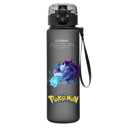 Pokemon Water Cup Anime Portable Children's Cute Pikachu Mewtwo Plastic Cartoon Outdoor Sports Large Capacity Water Bottle Gifts