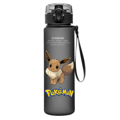 Pokemon Water Cup Anime Portable Children's Cute Pikachu Mewtwo Plastic Cartoon Outdoor Sports Large Capacity Water Bottle Gifts