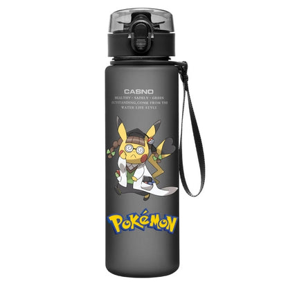 Pokemon Water Cup Anime Portable Children's Cute Pikachu Mewtwo Plastic Cartoon Outdoor Sports Large Capacity Water Bottle Gifts