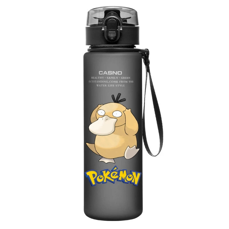 Pokemon Water Cup Anime Portable Children's Cute Pikachu Mewtwo Plastic Cartoon Outdoor Sports Large Capacity Water Bottle Gifts