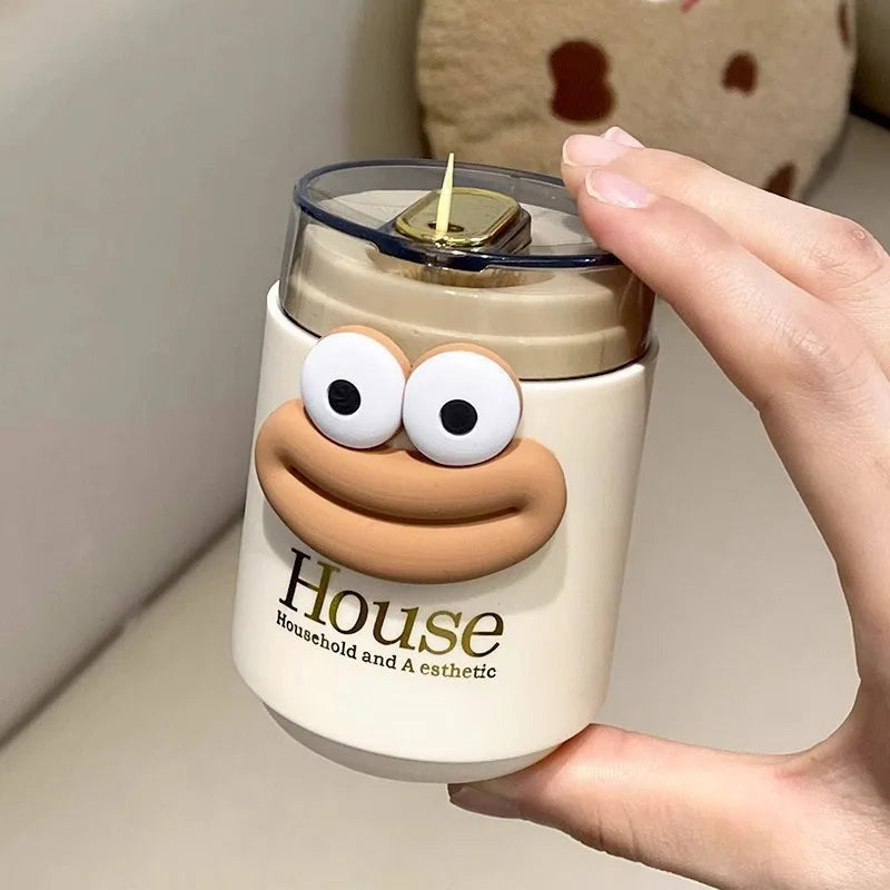 Creative Toothpick Storage Box Automatic Pop-up Toothpick Box Home Living Room Dining Room Push-type Toothpick Holder