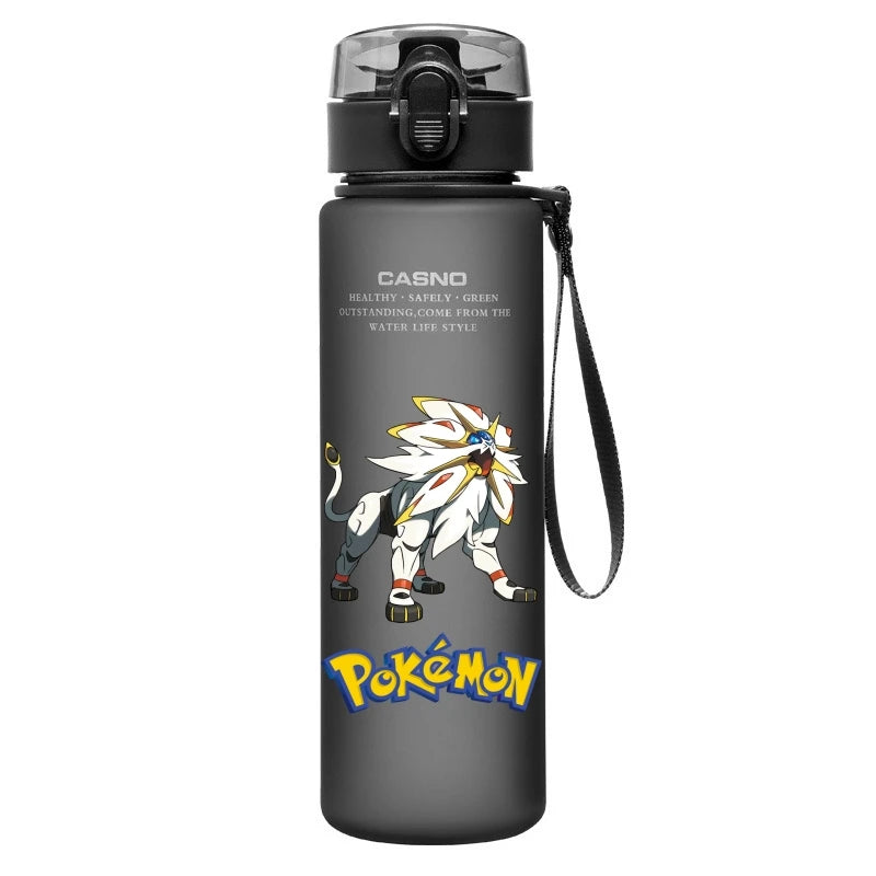 Pokemon Water Cup Anime Portable Children's Cute Pikachu Mewtwo Plastic Cartoon Outdoor Sports Large Capacity Water Bottle Gifts