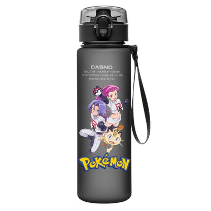 Pokemon Water Cup Anime Portable Children's Cute Pikachu Mewtwo Plastic Cartoon Outdoor Sports Large Capacity Water Bottle Gifts