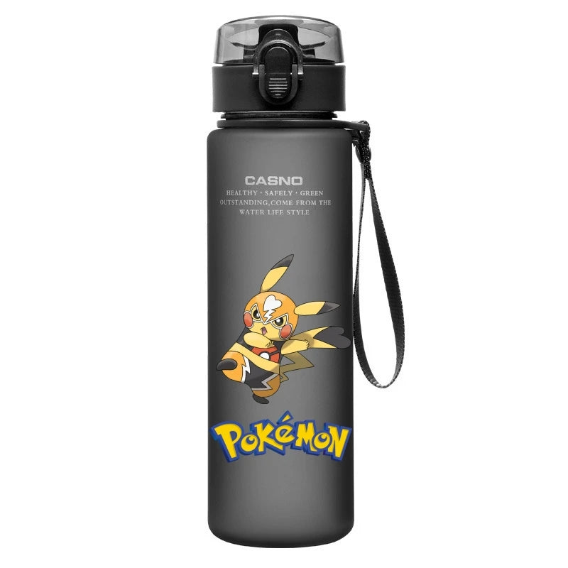 Pokemon Water Cup Anime Portable Children's Cute Pikachu Mewtwo Plastic Cartoon Outdoor Sports Large Capacity Water Bottle Gifts