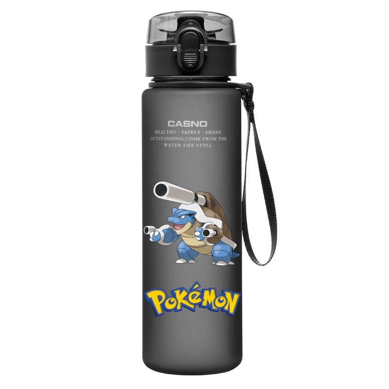 Pokemon Water Cup Anime Portable Children's Cute Pikachu Mewtwo Plastic Cartoon Outdoor Sports Large Capacity Water Bottle Gifts